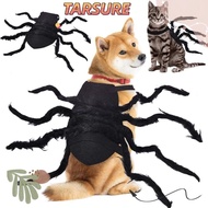 TARSURR Pet Spider Costume, Furry Cloth Cat Dog Cosplay Costume, Gift Idea Costume Spider Design Sma