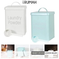 【i.Rumah】Detergent storage box with lid and scoop Multipurpose Washing Powder Container Household De