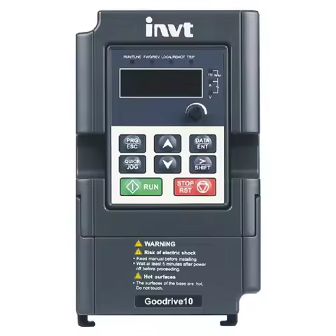 NEW GD10-0R7G-S2-B Single-phase 1-phase 230V 0.75KW 9.3A Input INVT Inverter VFD frequency AC drive