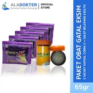 Paket Obat Penyakit Kulit Gatal Eksim Kapsul Cobra X Salep Belerang Exeltis Scabies Ringworm Tinea B