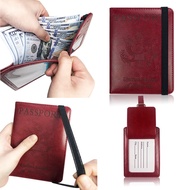 Pelindung Pasport Tali Pasport AS Pelbagai fungsi tersuai Pemegang Kad Vaksin Klip Dolar AS Pemegang