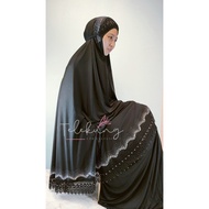 Telekung solat ombak exclusive diamonds