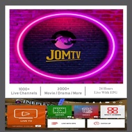 JOMTV JOM TV JOMTV MALAYSIA SUPPORT ANDROID, SMART TV, IOS, IPTV MY