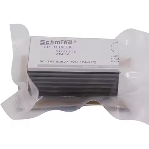 7Pcs Carbon Vane WN124-120 90134700007 for Becker Pump DT 3.16, DT 4.16, T 3.16, T 4.16, VT 3.16, VT