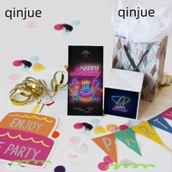 QINJUE Exploding Confetti Surprise Card, Cards Anniversary Creative Bounce Box, Pop Up  Party Decorations Surprise Jumping Box Surprise Gift Box Happy Birthday