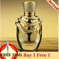 LONKOOM FASCINATE EAU DE PARFUM 100ML EDP Minyak Wangi Tahan Lama Wanita Halal Wangian Aromatic Wood