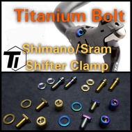 Titanium Shifter Clamp Bolt for Shimano SRAM road shifter 9270 9000 r8000 9100 105 Ultegra Red axs