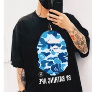 baju bape original japanT-shirt ape head camouflage print casual trendy oversiz short-sleeved tops f