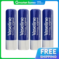 Vaseline | Son dưỡng môi Vaseline Lip Therapy Chăm sóc da môi chính hãng 4.8g x 4 gói