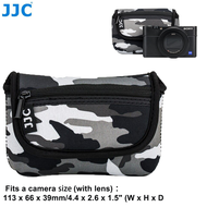 JJC Neoprene Camera Bag Pouch for Sony ZV-1 RX100 RX100II RX100III RX100IV RX100V RX100VI RX100VA RX100VIIRicoh GR GRII GRIIIX GR IIIOlympus Tough TG7 TG6 TG5 TG4 TG3 TG2 TG1Canon SX720 G7XG7X Mark II G7X Mark III