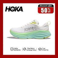 【100% authentic】Hoka Bondi 8 Mint Green for women Running Shoes