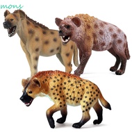 MONS Spotted Hyena Model Science &  Kids Cognition Educational Toy Simulation Wild Animals