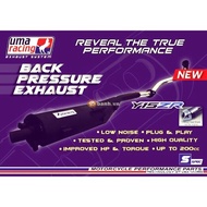 UMA RACING BACK PRESSURE &amp; TRU PRESSURE EXHAUST Y15/ LC135 V2, V3, V4, V5, V6