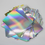 Colorful Laser Cardboard A4 Hard Cardboard Student Handmade Single-Sided Silver Paper 8K Mirror Gold