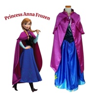 Anna Frozen Adult Disney Princess Costume Robe Set