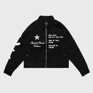 Epidemic Work Jacket Boxy Fit Speak Up Black