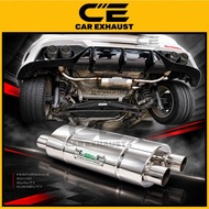 Max Racing Exhaust M155-MY Bass H-Box Twin Sport Muffler Ekzos Kereta Performance Exhaust Muffler St