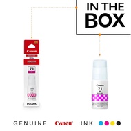 Canon GI-71 Bottle Ink Black Cyan Magenta Yellow GI71(Original) for Pixma G Series