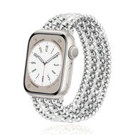 1 Piece Multi-Layer Luxurious High-End Elegant Silver-Colored Bracelet Accessory, Suitable For Apple