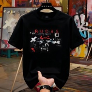 KATUN Men's Black Couple T-Shirt 100% Cotton -RUCAS - Trendy Floral Design 2026 for Casual/ | 30s Co