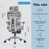 Xpanse LS900 ghế công thái học Nâng cấp chân thép chịu tải 280KG đệm ngồi có thể điều chỉnh ghế văn 