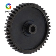 GOGOU Spur Gear, 44T Black Motor Pinion Gear, Durable Steel Low Noise RC Car Main Gear for HPI Savag