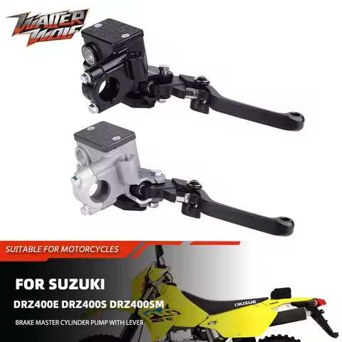Front Brake Master Cylinder Pump With Lever For Suzuki DRZ 400E 400S 400SM 250 DR 125 /SE/SM 200 /SE