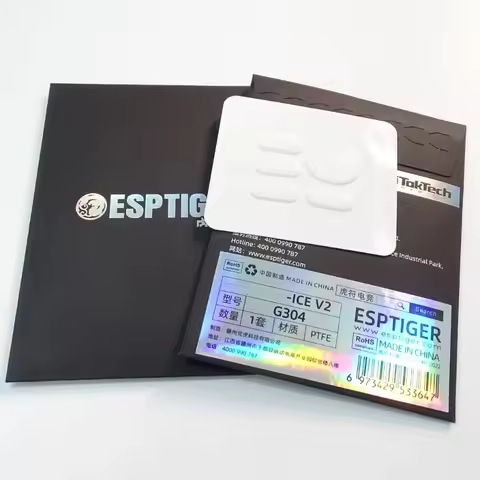 Esports Tiger Gaming ICE Version Mouse Skates Mouse Feet for Logitech G304/ G305 Mouse White Glides 