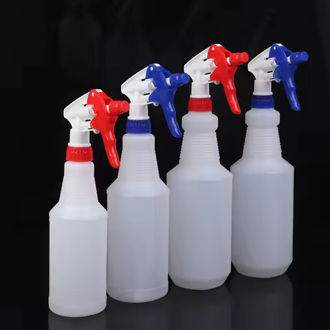 500ml/750ml/1000ml Transparent Portable Spray Bottle Car Washing Refillable Atomizer Multipurpose Ga