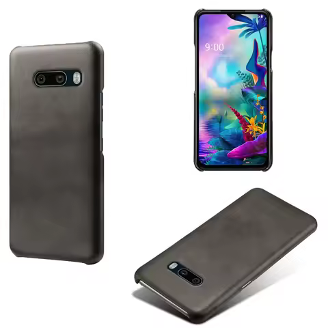 For LG V50 V40 G8S G8 G7 V30S V60 ThinQ 5G Funda Luxury Slim Vegan Leather Case For LG G710 Stylo 5 