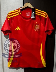 New!! เสื้อฟุตบอลทีมชาติ สเปน Home ชุดเหย้า ยูโร 2024 เกรดแฟนบอล [ 3A ] สีแดง ตรงต้นฉบับทุกจุด คุณภาพสูงที่สุด กล้ารับประกันคุณภาพสินค้า