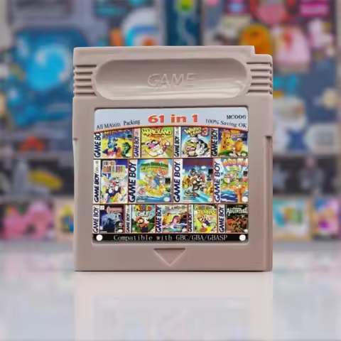 GBC Game Combo Pokémon Series 61in1 108in1 Game Video Game Cartridge Card, English Version for GBC/G