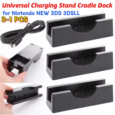 3~1PCS Universal Charging Stand Cradle Dock with USB Cable Charger Display Dock Stand for Nintendo N