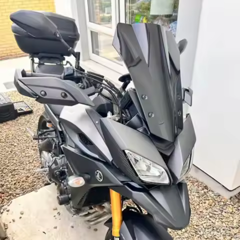 For Yamaha MT09 MT-09 FJ09 FJ 09 Tracer 900 2015 2016 2017 Motorcycle Double Bubble Windshield Wind 