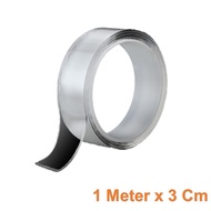 PTT Double Tape Gel Isolasi Bening 2 Sisi Anti Air Tape Multifungsi Perekat Dinding Tembok Tanpa Bek