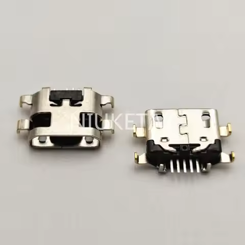 100pcs Micro USB Jack Charging Socket Port Plug Dock Connector Heavy plate 1.2mm For Samsung A10 A10