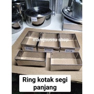 Brownie BreadRing Rectangular Pan 8X5X3CM Long cake cakeRing Long Sponge cakeRing