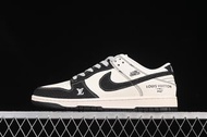 Nike SB Dunk Low LV系列 牛仔布黑勾 周年高端定制 低幫休閑板鞋 FC1688-223