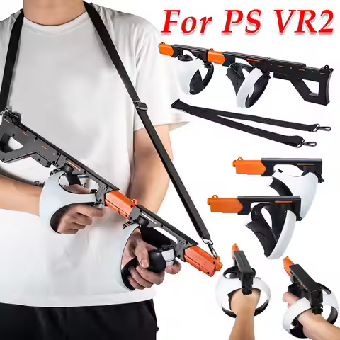 For PSVR2 Gun Stock VR Controller Case Pistol Grip Enhanced Gaming Shooting Gun Mount Controller for
