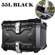Aluminium Top Box 55L 55 Liter Silver Black Super Light Ringan X Mark Pangkah Tanda 100% Premium Lea