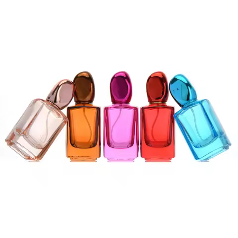 New 30ml perfume separate bottle Color perfume bottle Screw neck bottle 50ml Multi color optional