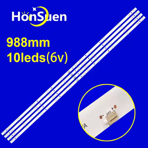 LED Strip For ROJEM HBTV-50K5S TD K50DLJ10US D50-M30 V500dJ6-QE1 JS-D-JP50DM-101EC A101EC RC50B19S-4