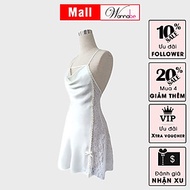 Đầm ngủ WANNABE DNS56 váy ngủ lụa phối lưới trong suốt 2 bên hông eo sexy gợi cảm đến khó cưỡng