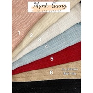 Velvet tweed fabric in 6 colors