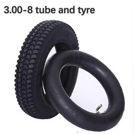 ☇3.00-8 tire 300-8 Scooter Tyre &amp; Inner Tube for Mobility Scooters 4PLY Cruise Scooter Mini Moto ღ☄
