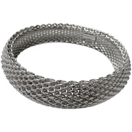 全新 □ TIFFANY&Co. Tiffany Somerset 手環 SV925 網狀手鍊配件 銀色 重量 57.6克 男士