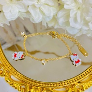 Kitty children's hanging bracelet Titanium bracelet Gelang budak Gelang tangan budak Gelang tangan b