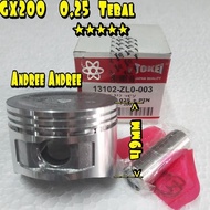 MESIN NEWEST - GX200 size 0.25 Piston Kit Honda GX-200 GX 200 025 engine - Tokei