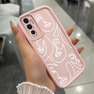 Case For VIVO V23E 4G V23E 5G Y75 Three-Color Silicone Shockproof Number Stick Phone