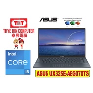 ASUS ZENBOK UX325E-AEG070TS-INTEL COREI5-1135G7,8GBRAM,512GBSSD,13.30INCH,W10,H&S,2YEARS WARRANTY